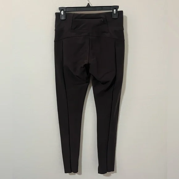ATHLETA Stellar Espresso Brown High Rise Tight Leggings Zip pockets XS - Picture 3 of 5